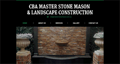 Desktop Screenshot of masterstonemason.com.au